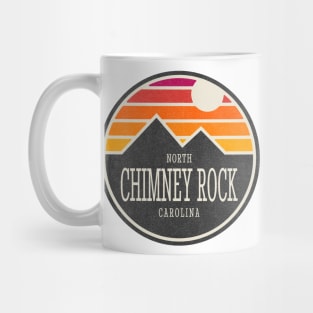 Visiting NC Mountain Cities Chimney Rock, NC Sunset Mug